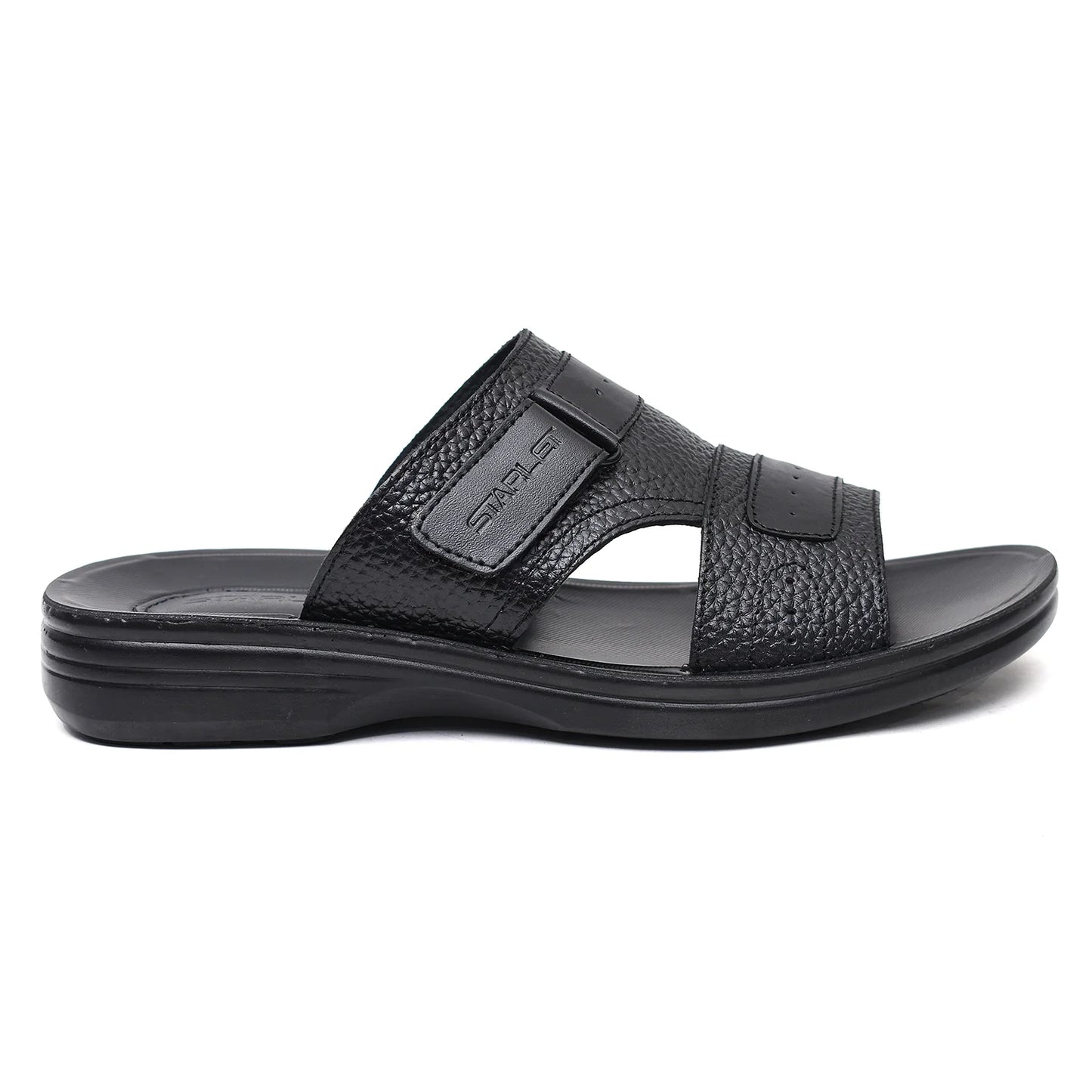 Modern Comfort Men’s Black Slide Sandals