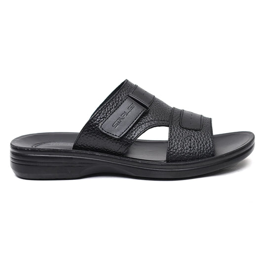 Modern Comfort Men’s Black Slide Sandals